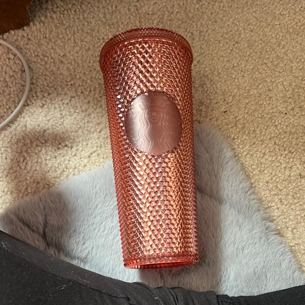 Starbucks pink studded cup !